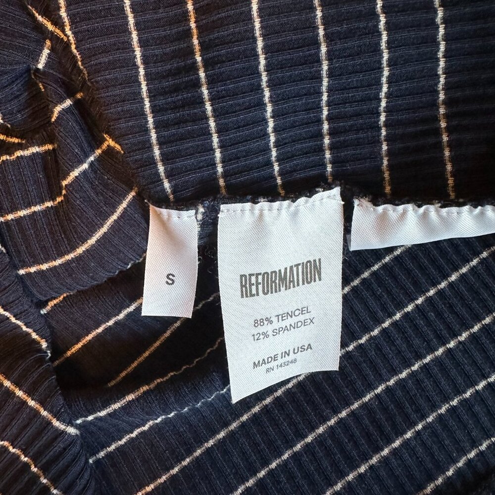 Reformation Rochelle Ribbed Dress - Picture 8 of 8
